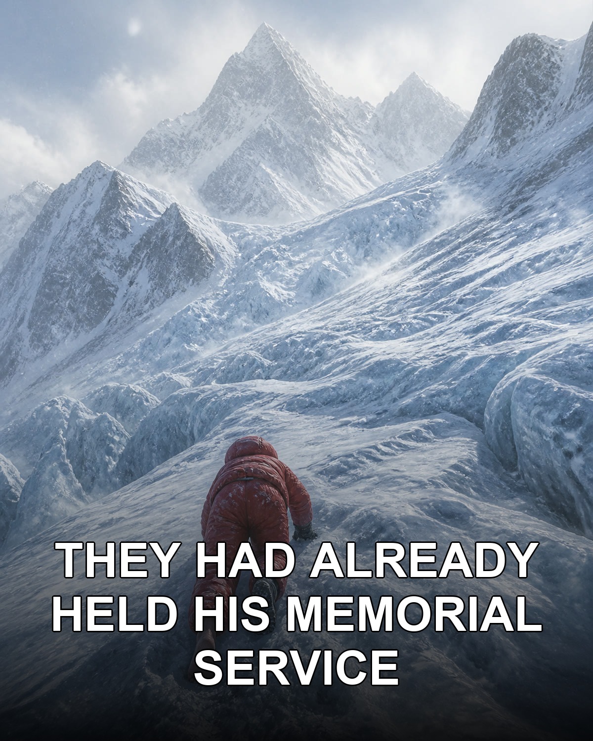 The day they held his memorial service