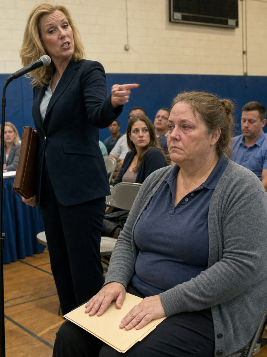 The PTA President Called Me "Just the Woman Who Scoops" in Front of 200 Parents — So I Asked the School Board One Question